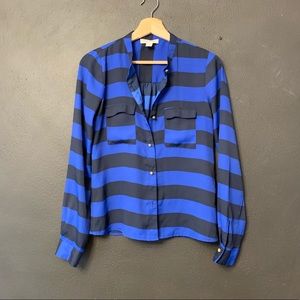 Long sleeve stripped button down